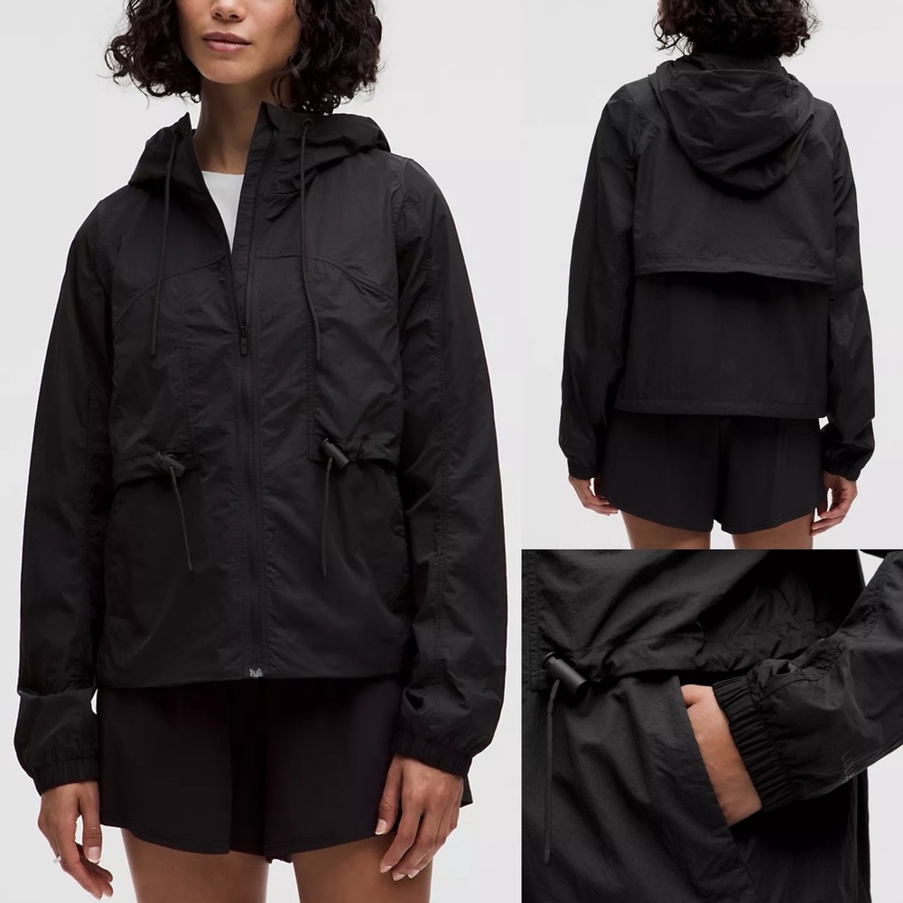BNWT! Lululemon Drawstring Water-Resistant Hooded Jacket Sz. M (Last One)